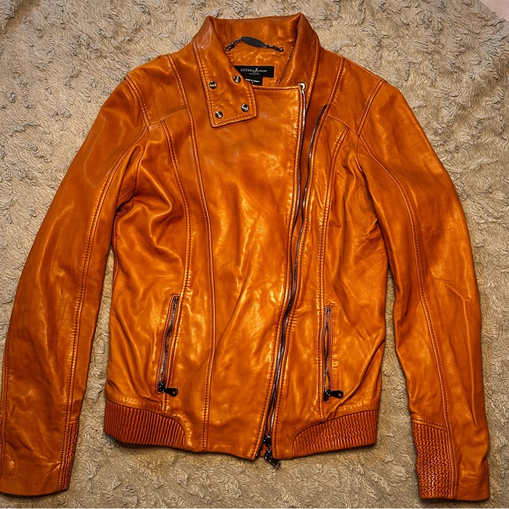 Guess by Marciano brown Leather Jacket